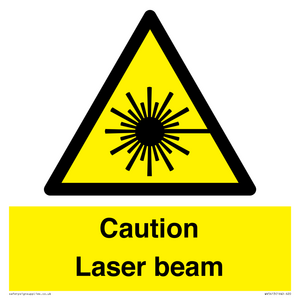 Caution Laser beam